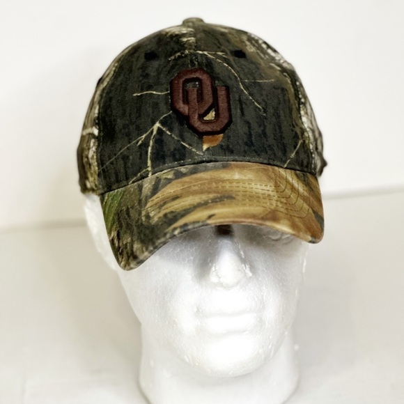 University of Oklahoma OU Sooners Football Camo Hat Top of the World - Picture 1 of 5